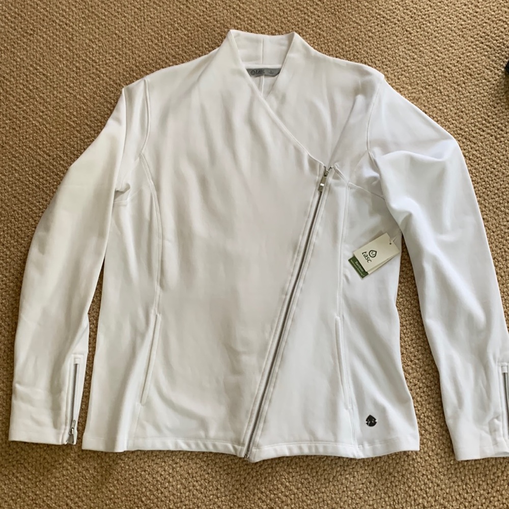 Tasc jacket. White. Size large fitted
